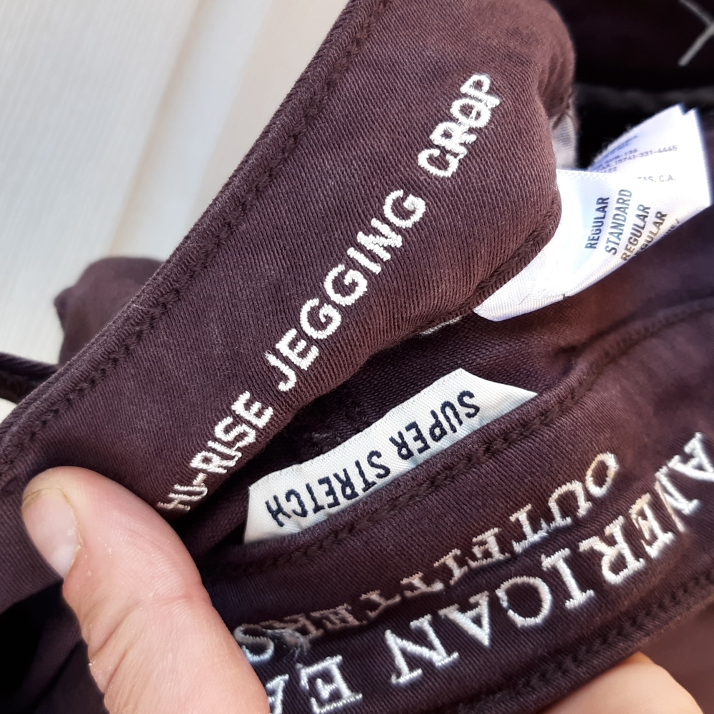 American eagle hi rise jegging crop stretch jeans 4 - Picture 5 of 7
